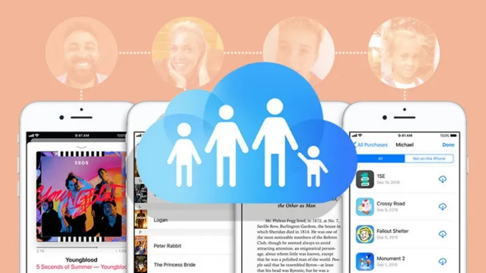 Hình ảnh cho danh mục Khám phá tính năng Chia sẻ trong gia đình của Apple
