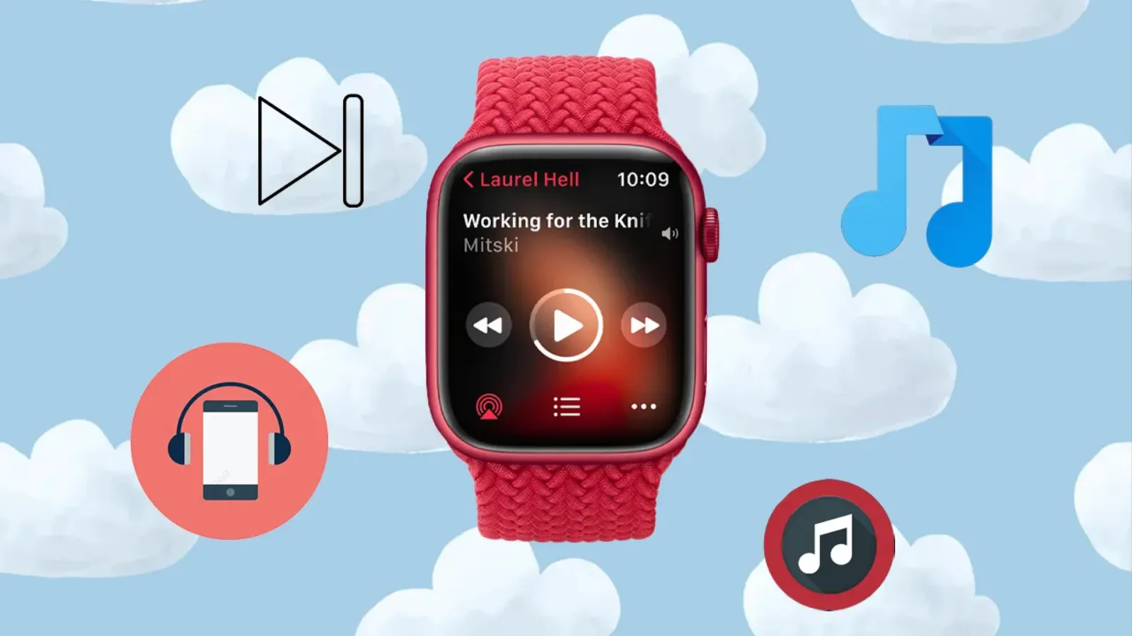 Hình ảnh cho danh mục Bật mí cách điều khiển nhạc cực tiện lợi trên Apple Watch