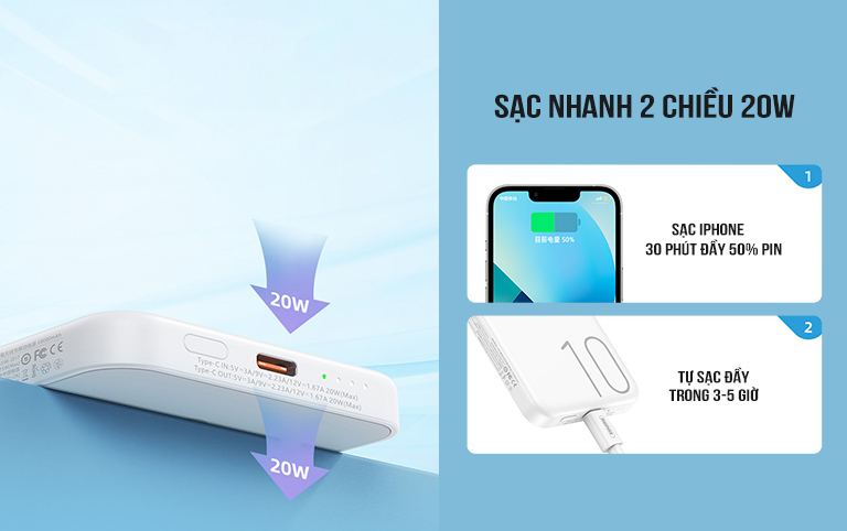 Ảnh của SDP Remax 15W Magnetic Wireless Charging PD 20W Power Bank 10000mAh RPP-65