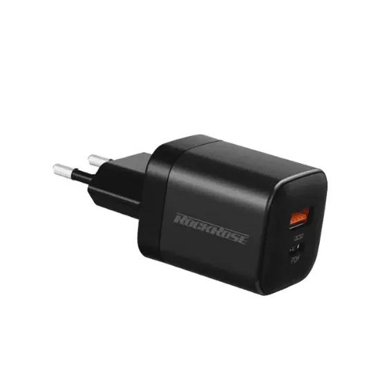 Picture of Powercube II G20 Travel Charger ROCKROSE 2-port fast charger (US Standard)