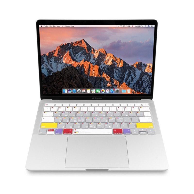 Ảnh của Phủ phím JCPAL Verskin learn Macbook Pro Grey 13/15 inch