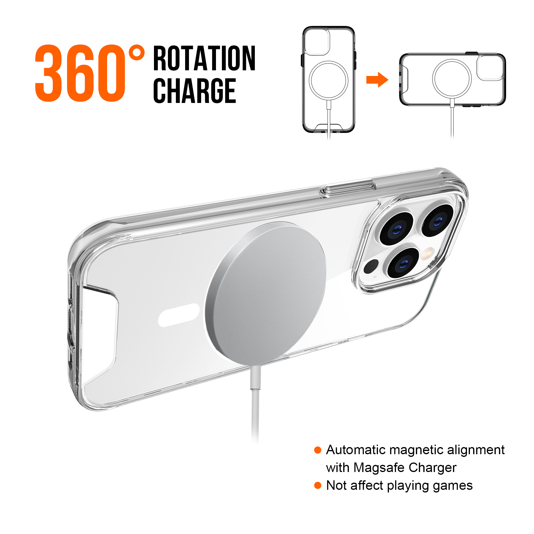 Ảnh của Ốp lưng iPhone 14 Pro Jinya Crystal with Magsafe