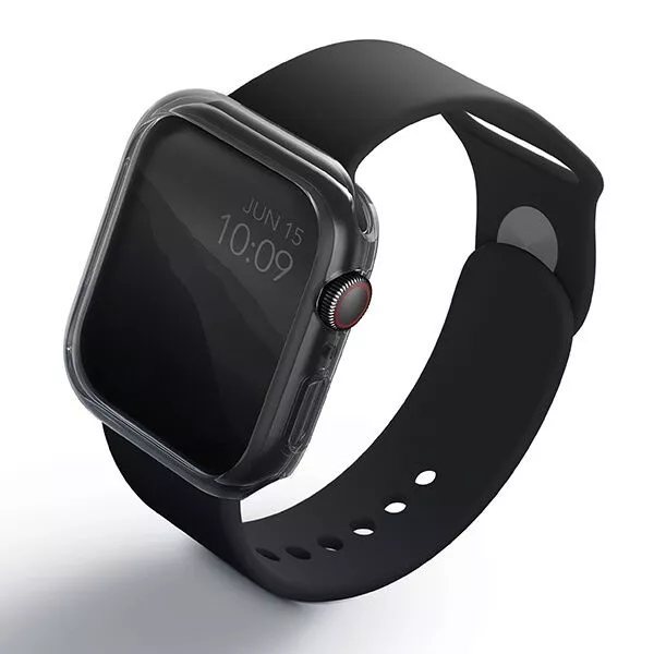 Ảnh của  Ốp lưng UINQ-Glase Apple Watch case dual pack 45mm -clear/smoke