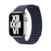 Ảnh của  Dây đeo Watch 44mm Diver Blue Leather Loop - Medium - Chính hãng Apple