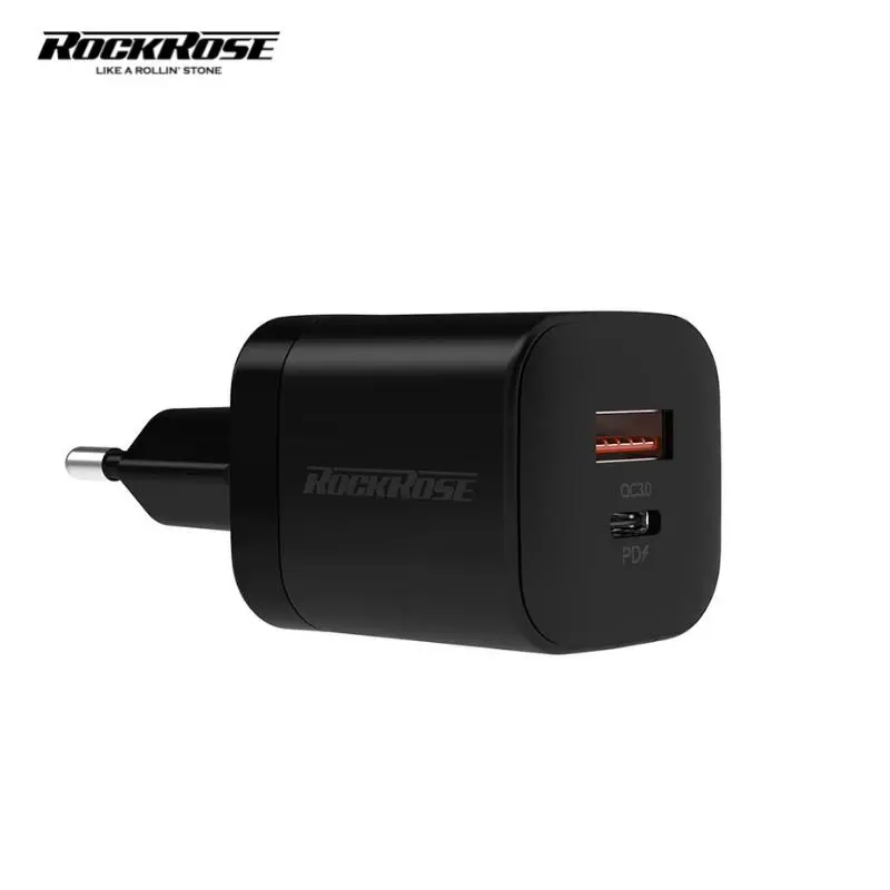 Ảnh của Cốc sạc 2 cổng ROCKROSE Powercube II G20 Travel Charger 20W PD (EU Plug) 