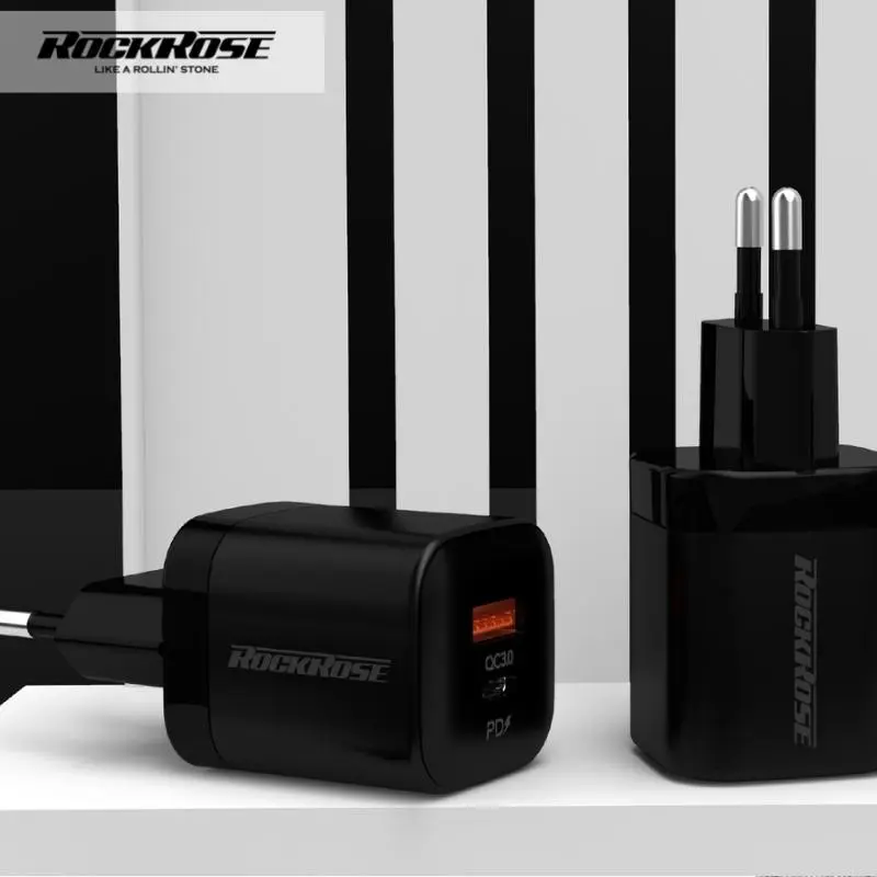 Ảnh của Cốc sạc nhanh ROCKROSE 2 cổng Powercube II G20 Travel Charger (US Standard)