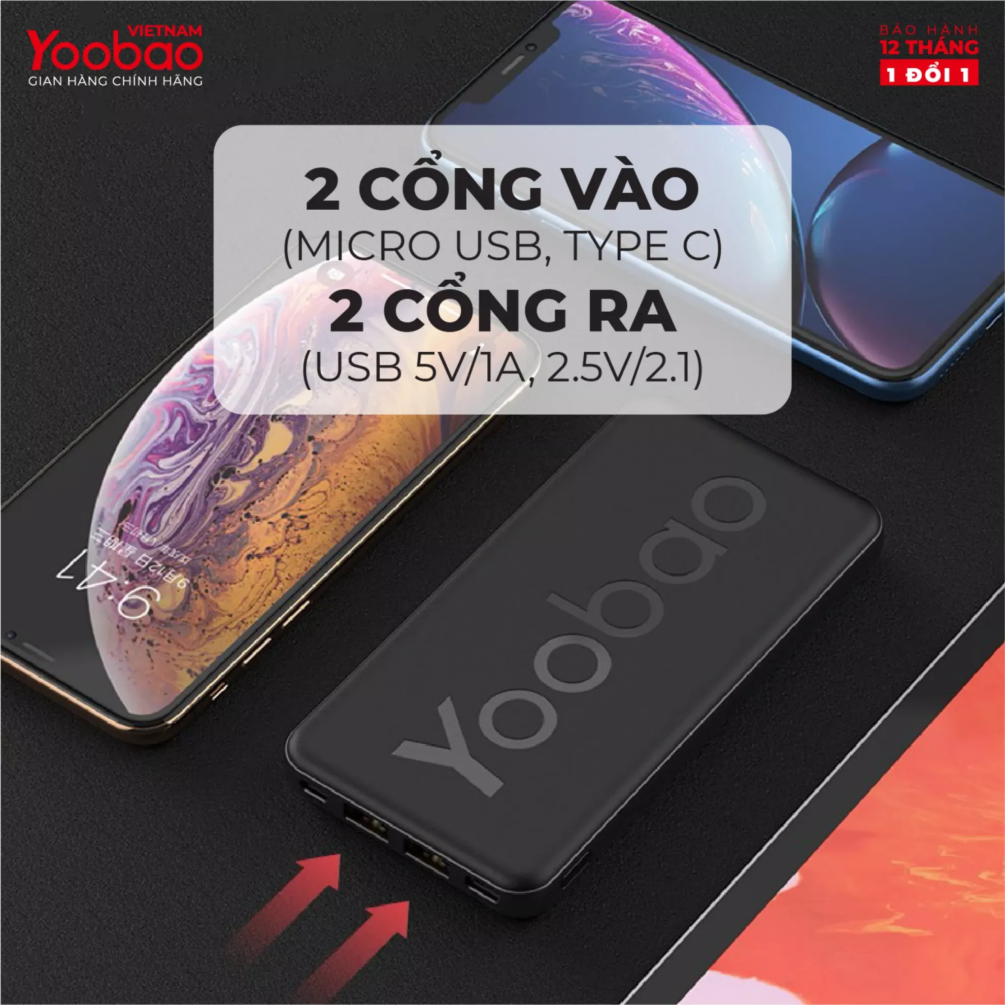 Ảnh của Pin sạc dự phòng Yoobao 10.000mAH