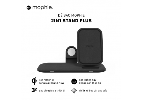 Ảnh của Đế sạc Mophie 2in1 StandPlus