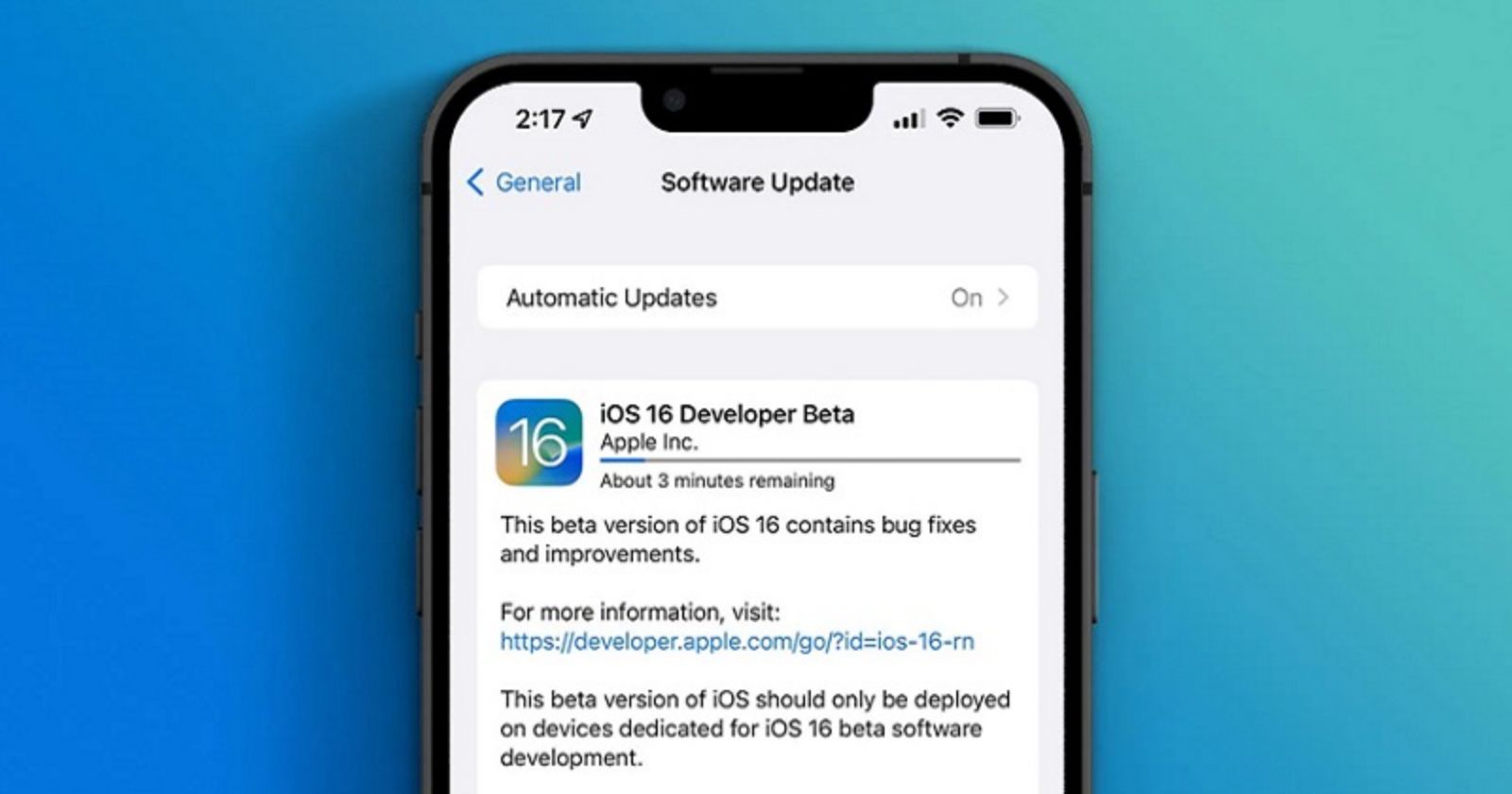 Hình ảnh cho danh mục Apple phát hành iOS 16 beta 3 sửa lỗi và cải thiện hiệu suất