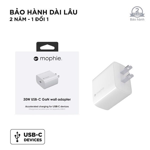 Ảnh của Sạc mophie PD 30W USB-C GaN