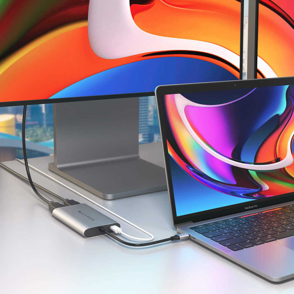Ảnh của Cổng chuyển Hyperdrive Dual 4k HDMI (2 màn hình) USA-C hub for Macbook M1/M2 – HDM1