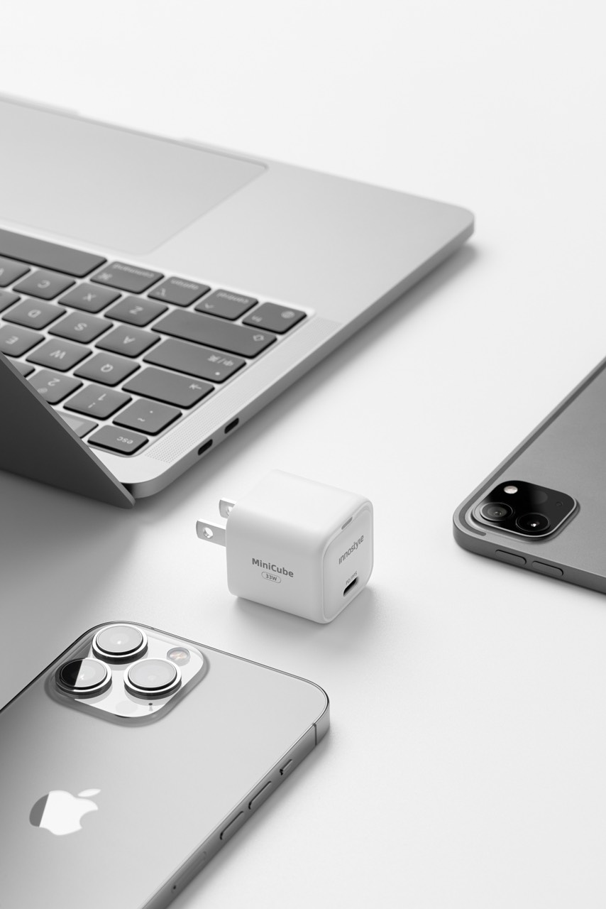 Ảnh của Sạc nhanh IIPD/PPS 33W INNOSTYLE MiniCube GAN  IC33PD White