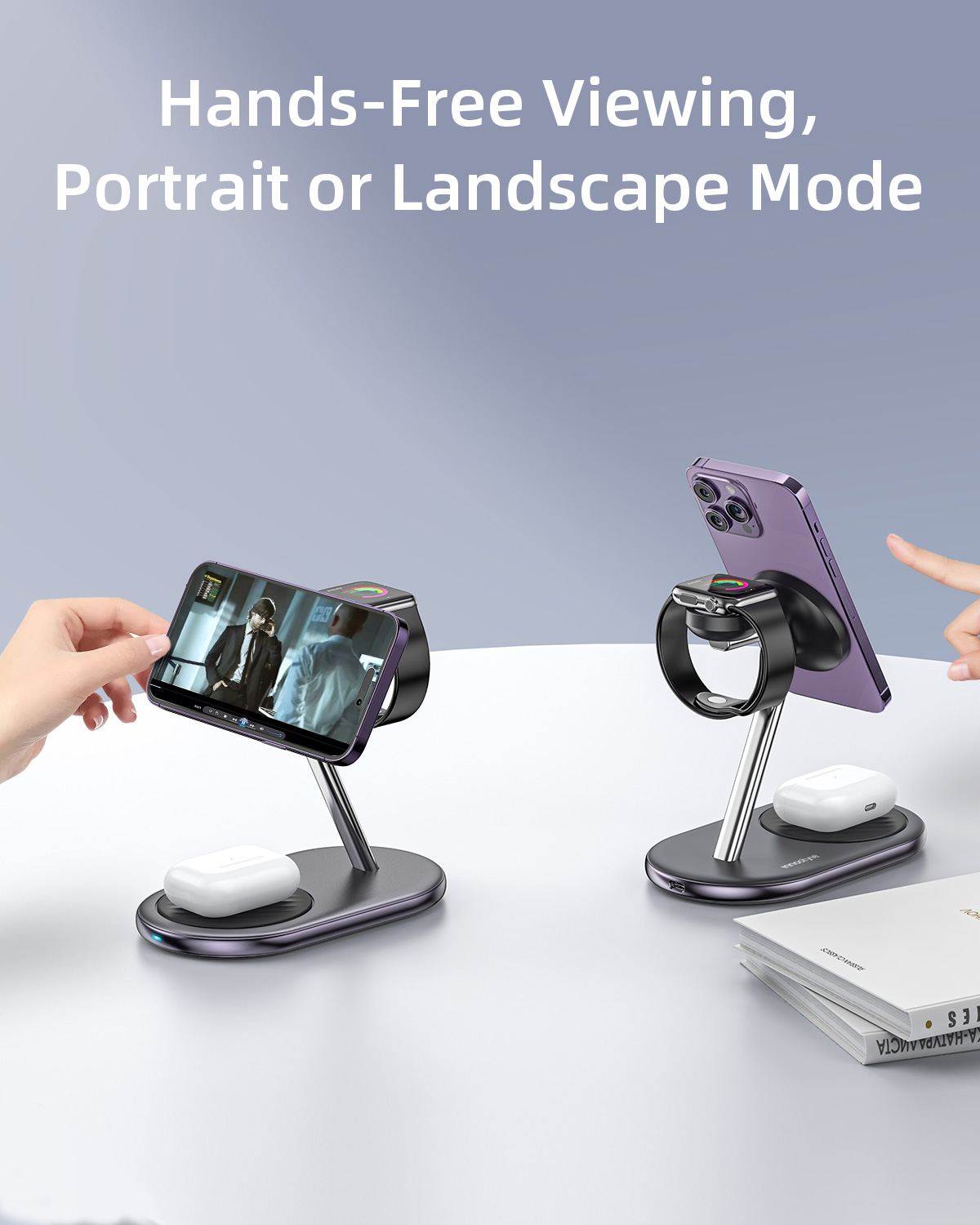 Ảnh của ĐẾ SẠC INNOSTYLE MAGSTATION 3-IN-1 FOR IPHONE , APPLE WATCH , AIRPODS