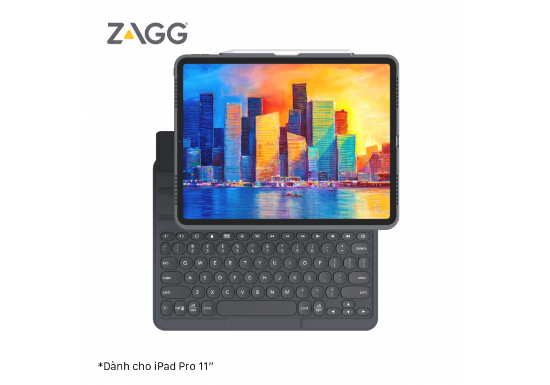 ZAGG Pro Keys Tastiera Wireless Con Custodia Per IPad Pro 11 E IPad Air - Open Box