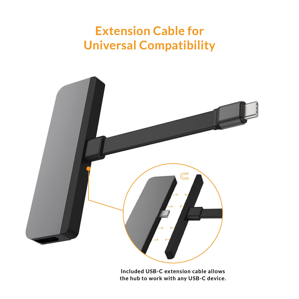 Ảnh của Cổng chuyển Hyperdrive Media 6-in-1 HDMI 4K/60Hz USB- Hub đa phương diện – HD449