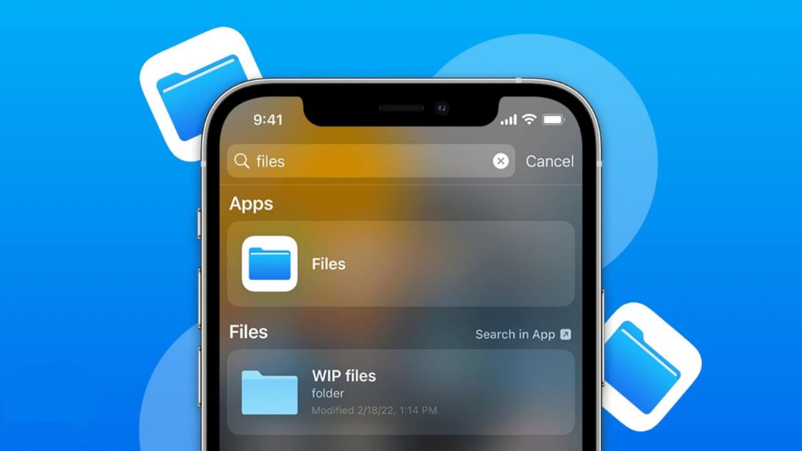 Hình ảnh cho danh mục Hướng dẫn sử dụng và thiết lập app File trên iOS 11