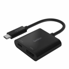 Picture of Belkin Adapter USB-C to HDMI, PD 60W, Black