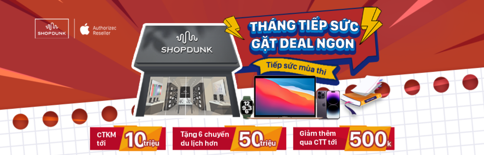 Hình ảnh cho danh mục Tổng hợp deal cháy hết cỡ cùng loạt ưu đãi hấp dẫn vi vu Thái Lan tại ShopDunk trong tháng 06.2023