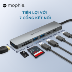 Ảnh của Hub chuyển đổi USB-C mophie 7in1