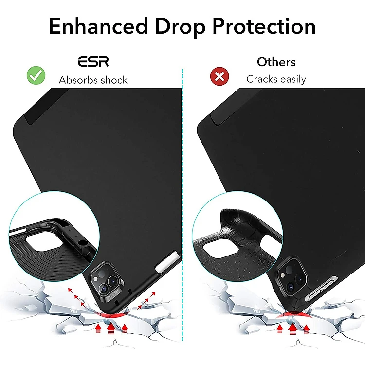 Ảnh của Bao da Rebound Pencil dành cho iPad Pro 11(2022/2021) màu đen ESR