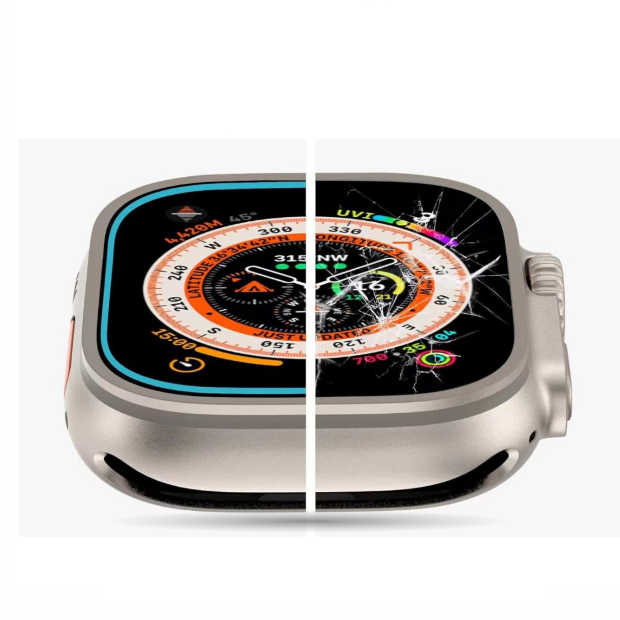 Ảnh của Miếng dán Dekey Master Glass 3D Premium For Apple Watch