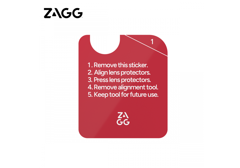 Ảnh của Bộ kính dán lens Camera ZAGG Premium dành cho iPhone 16 Pro và iPhone 16 Pro Max