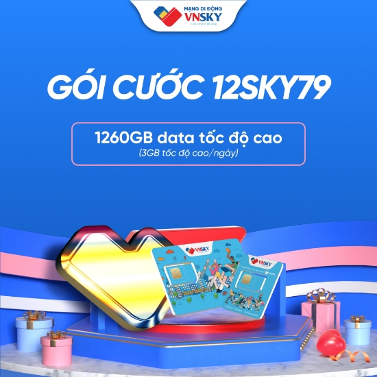 Ảnh của Sim VNSKY - Gói Data 12SKY79