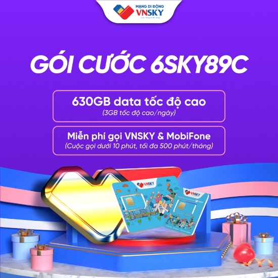 Ảnh của Sim VNSKY - Gói Data 6SKY89C