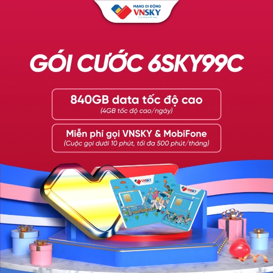 Ảnh của Sim VNSKY - Gói Data 6SKY99C