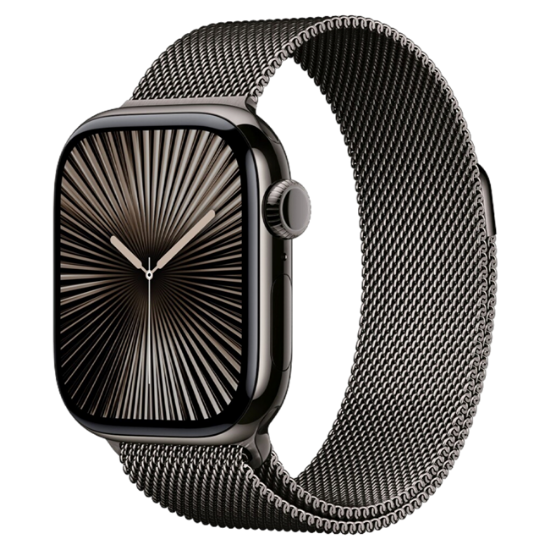 Ảnh của Apple Watch Series 10 Titanium (GPS + Cellular) 46mm | Milanese Loop