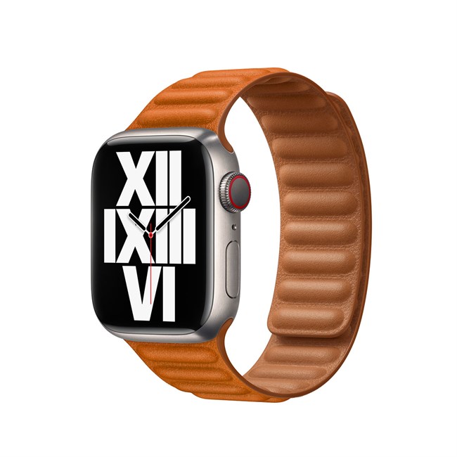 Ảnh của Dây đeo Watch 40mm /41mm Brown Leather Link M/L- Chính hãng Apple