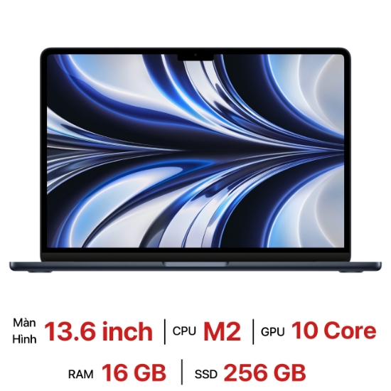 Ảnh của MacBook Air M2 13 inch (10 core GPU | 16GB RAM | 256GB SSD)