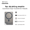 Ảnh của Sạc dự phòng mophie Essentials Snap+ 10,000mAh Metallic - Rose Gold - 401116530