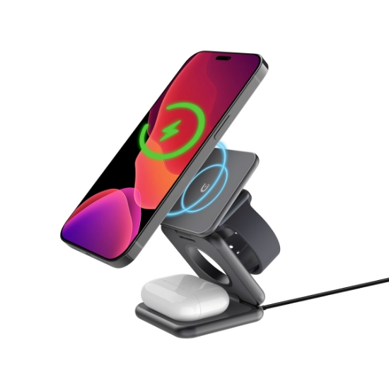 Ảnh của  Sạc 18W 3-in-1 Folding Magnetic Wireless Charger