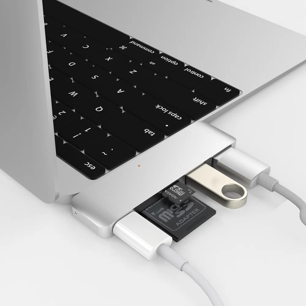 Ảnh của Cổng chuyển HyperDrive USB Type-C 5-in-1 Hub Charging Grey(HD21B)