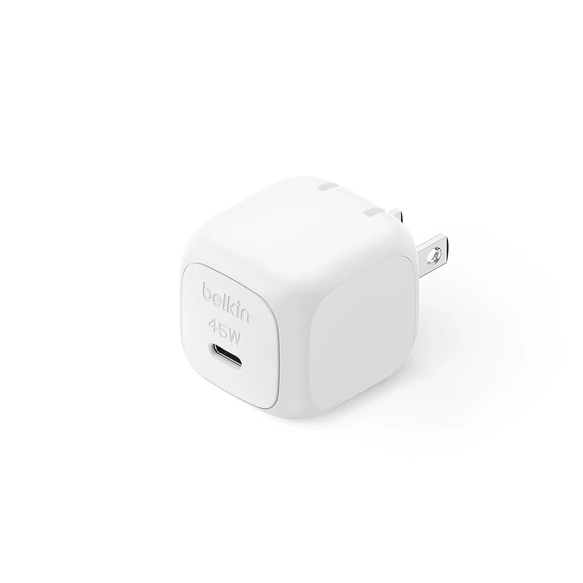 Ảnh của Adapter sạc nhanh 45W, 1 cổng USB-C, PD 3.0 PPS GanN, màu trắng Belkin
