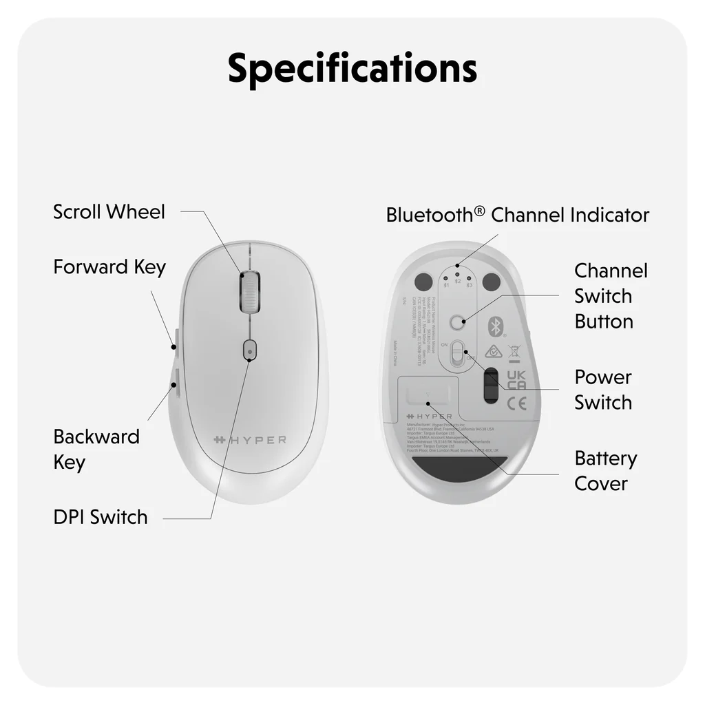 Ảnh của Chuột Không Dây HYPER HS2100GL