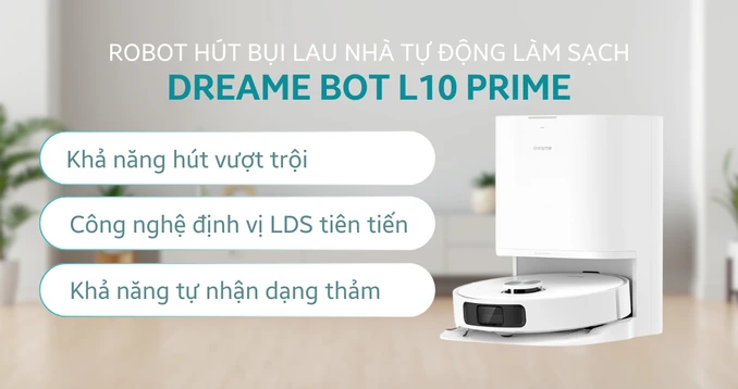 Ảnh của Robot hút bụi lau nhà thông minh Dreame L10 Prime 