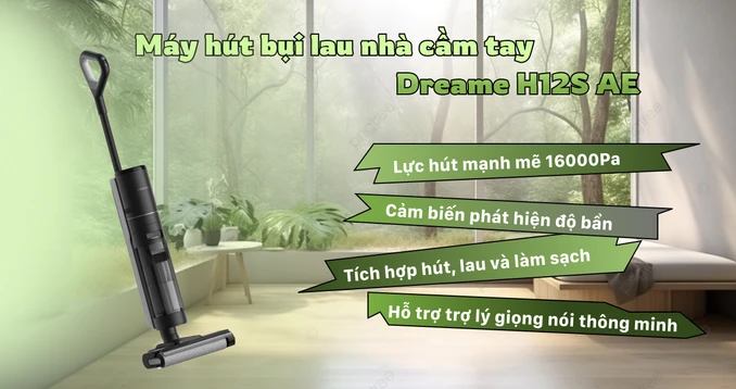 Ảnh của Máy hút bụi cầm tay Dreame H12S AE 