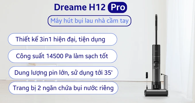 Ảnh của Máy hút bụi lau sàn thông minh Dreame H12 Pro 