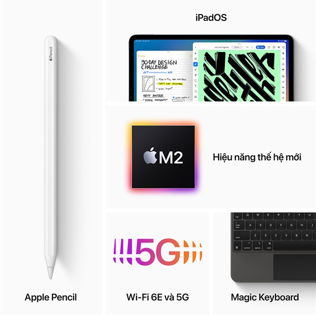 Ảnh của iPad Pro M2 | 12.9 inch | Wi-Fi + Cellular | 128GB | Cũ đẹp (Đủ hộp,PK)
