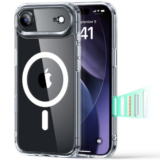 Ảnh của Ốp lưng Classic Hybrid Case HaloLock cho iPhone 17 Air 1A862 trong suốt ESR 