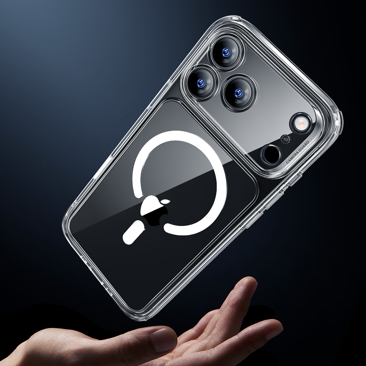 Ảnh của Ốp lưng Classic Hybrid Case HaloLock cho iPhone 17 ProMax 1A862 trong suốt ESR 