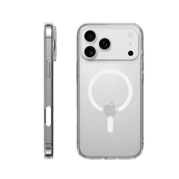 Ảnh của Ốp Lưng Magsafe Mipow Kingbull Button control Tempered Glass Transparent iPhone 17 6.9'' 2025 