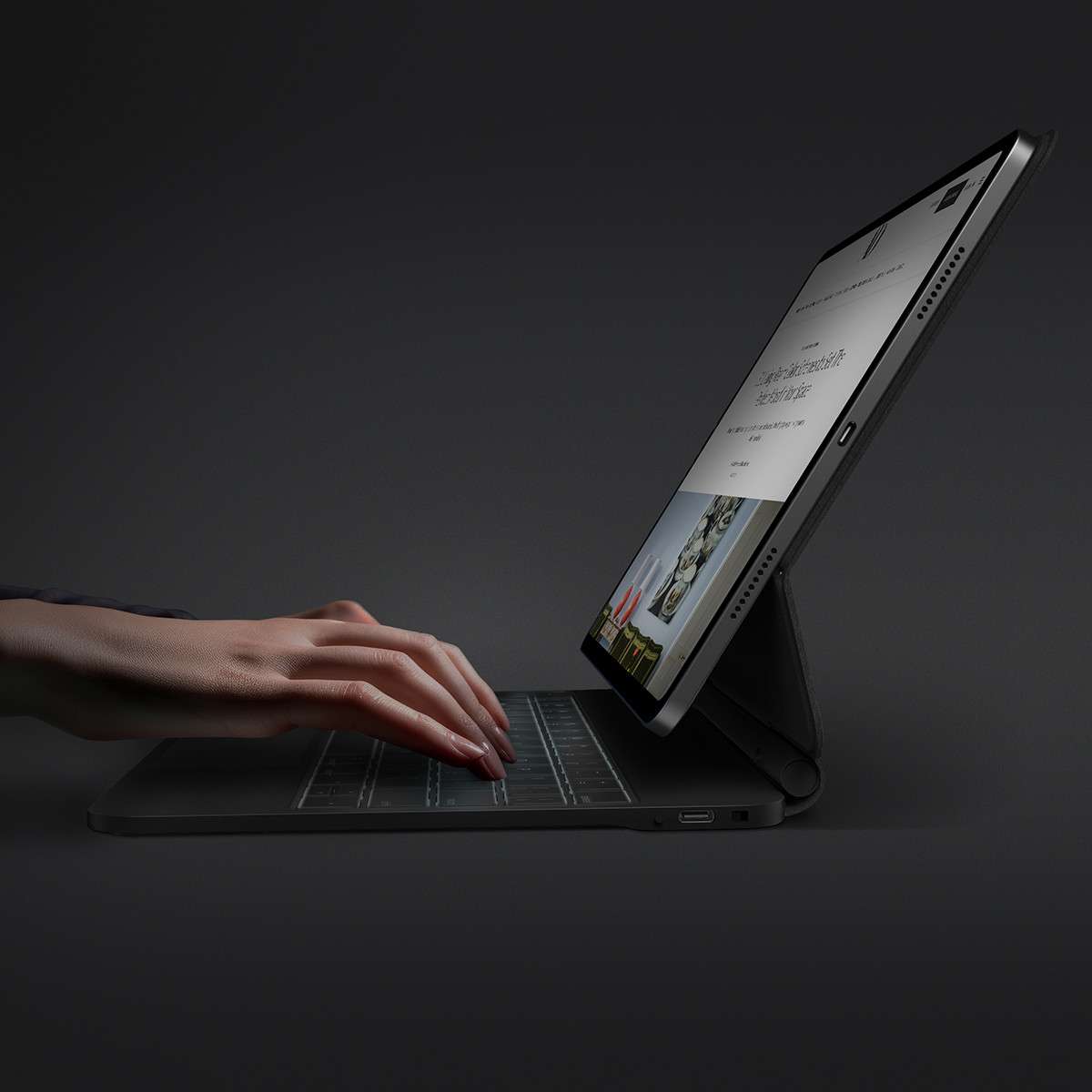 Ảnh của Bàn phím từ tính UNIQ VENNO PRO MAGNETIC SMART KEYBOARD FOLIO FOR IPAD PRO 11" M4