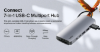 Ảnh của Adapter chuyển đổi USB-C Multimedia, 7 trong 1, 4K60 màu đen Belkin