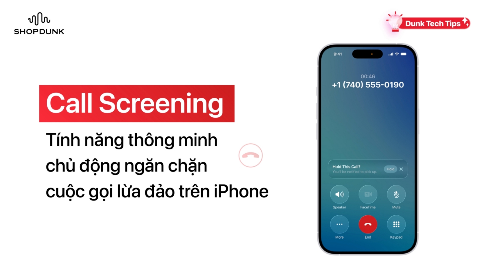 Hình ảnh cho danh mục Call Screening trên iPhone: Tính năng thông minh chủ động ngăn chặn cuộc gọi lừa đảo