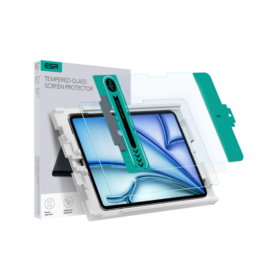 Ảnh của Miếng dán cường lực dành cho iPad Air 11 M3 (2025)/ M2 (2024) kèm khay dán ESR