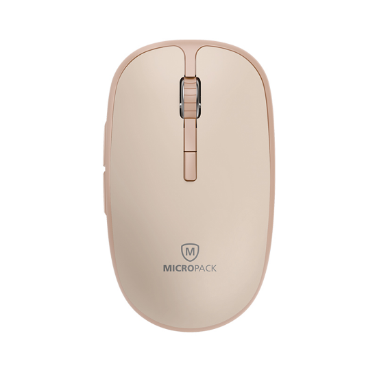 Ảnh của Chuột MicroPack SPEEDY SILENT 2 Bluetooth USB Dual Mode Wireless Mouse MP-729B - Cream