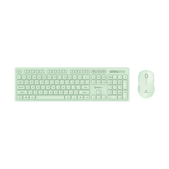 Ảnh của Bộ bàn phím chuột không dây MicroPack iFREE LITE 2 USB Wireless Mouse and Keyboard Combo KM-237W - Green